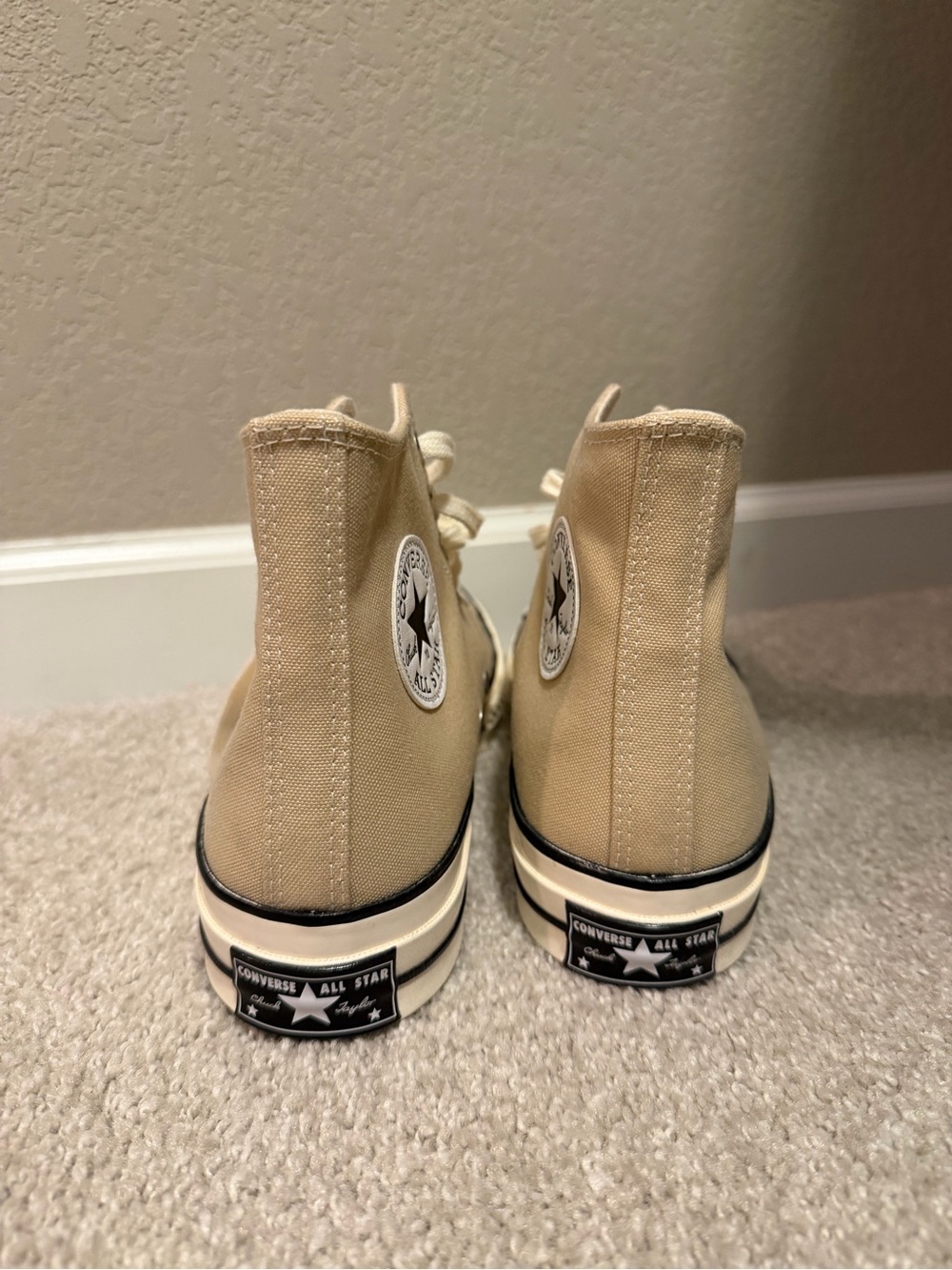 Converse Chuck 70 Vintage Canvas High Top Sneaker in Oatmilk - Picture 5 of 5
